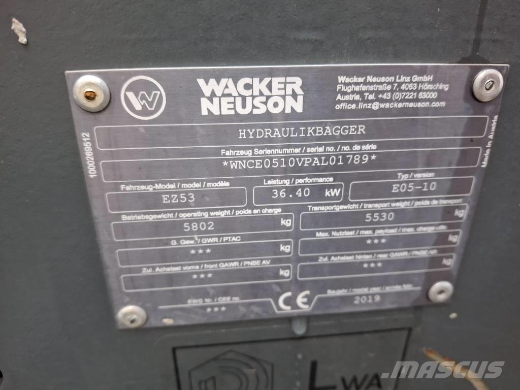 Wacker Neuson EZ 53 Minikoparki