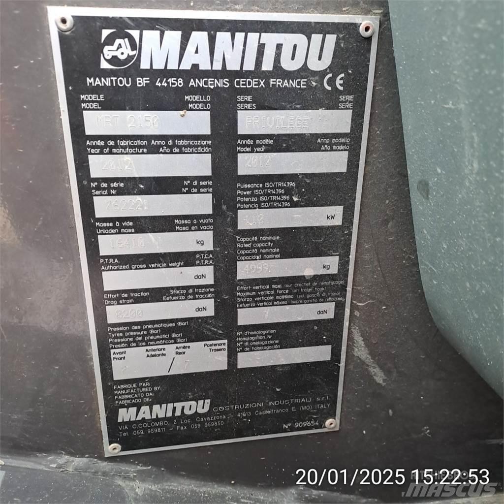 Manitou 2150MRT Ładowarki teleskopowe