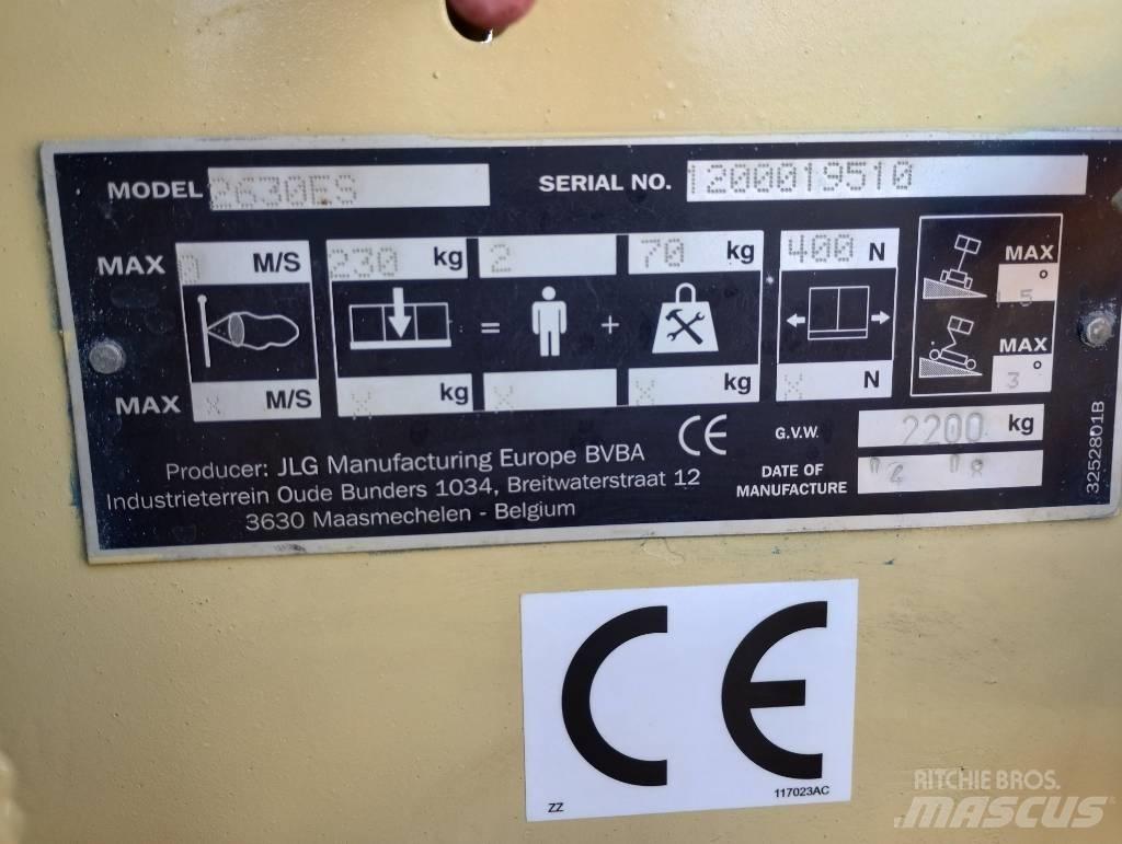 JLG 2630 ES Podnośniki nożycowe