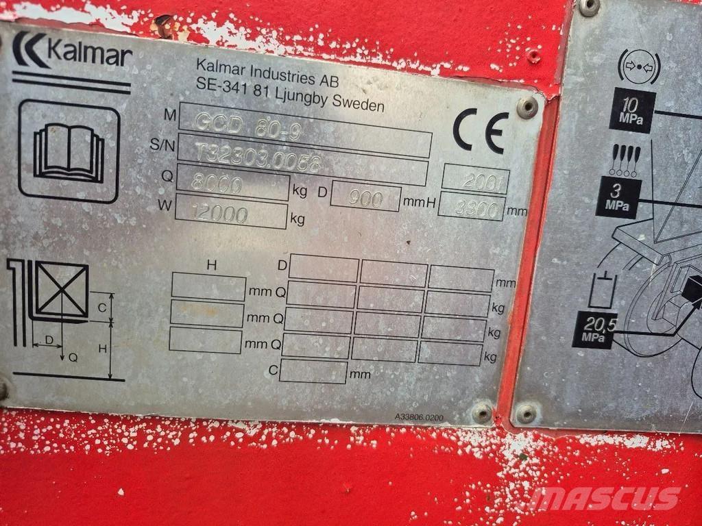 Kalmar Gcd 80-9 Wózki LPG