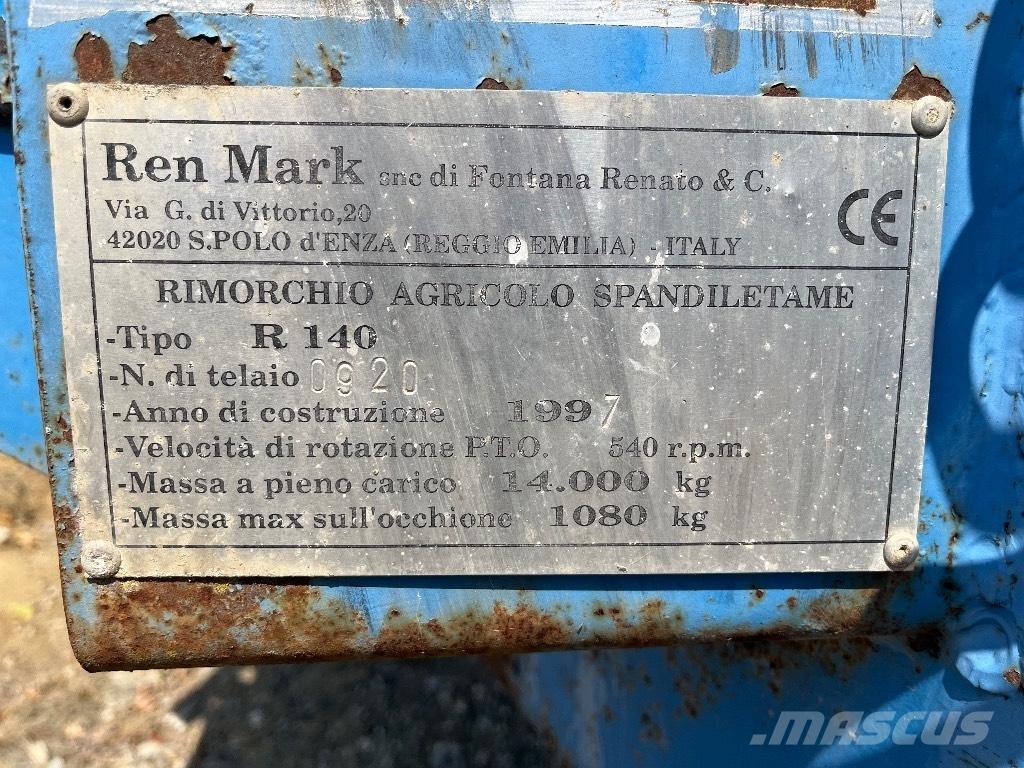  REN MARK R 140 Rozrzutnik obornika