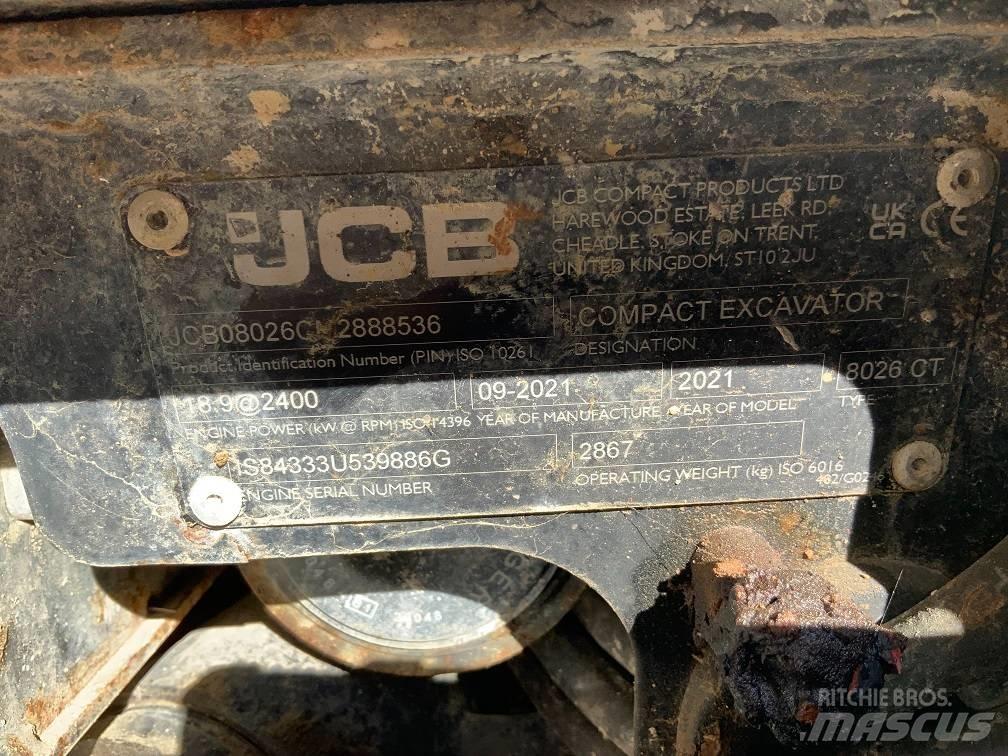 JCB 8026 CTS Minikoparki