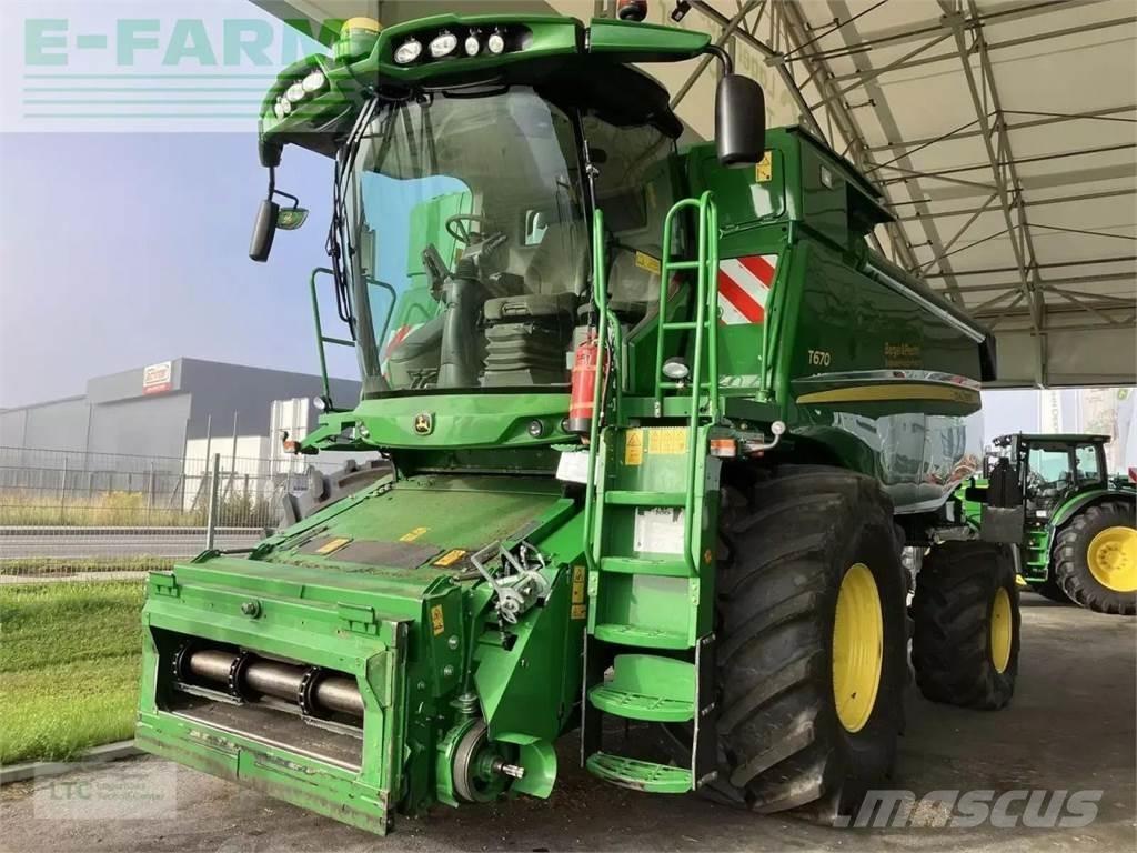 John Deere t670 Kombajny zbożowe