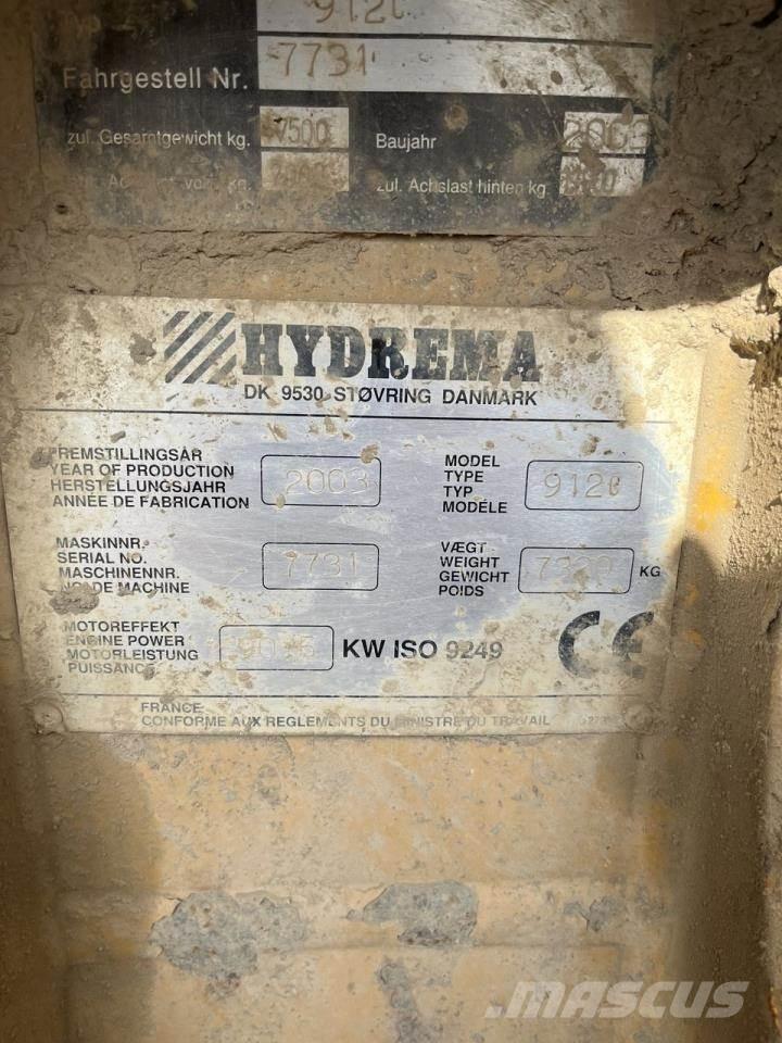Hydrema 912C Wozidła kolebkowe