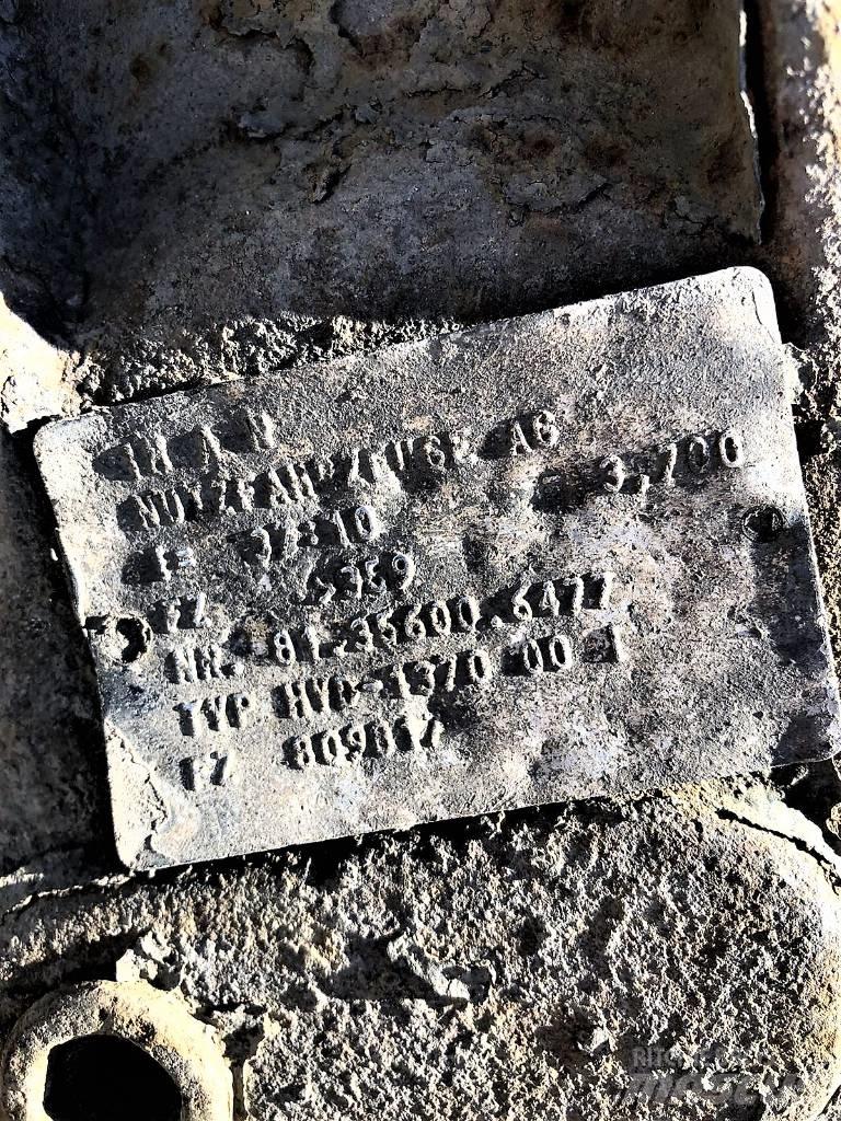 MAN HYD1370-00 Mosty, wały i osie