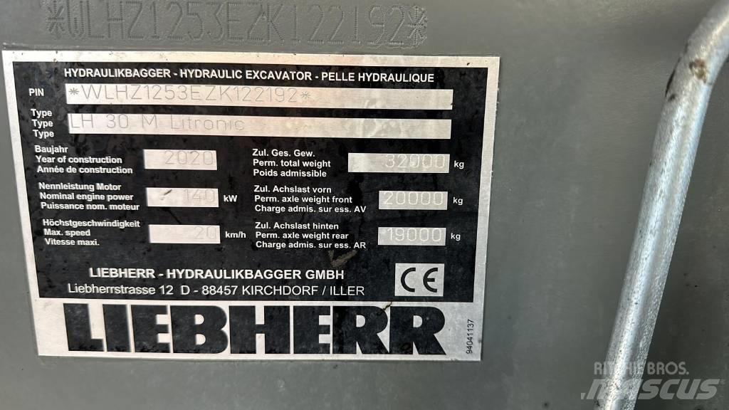 Liebherr LH 30 M Koparki przeładunkowe