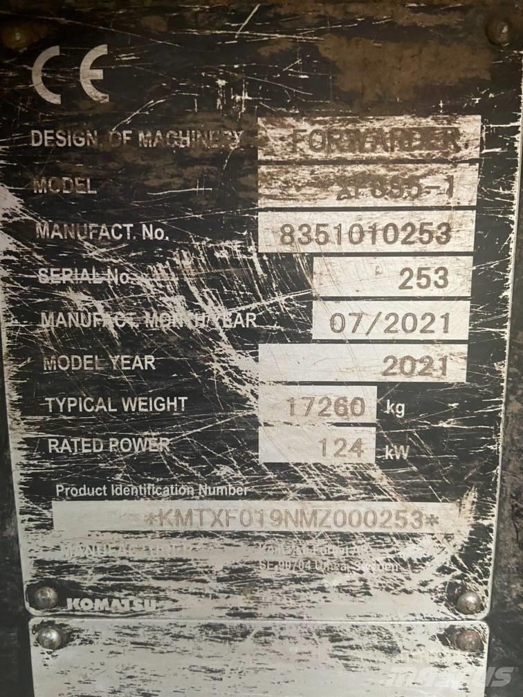 Komatsu 835tx Forwardery
