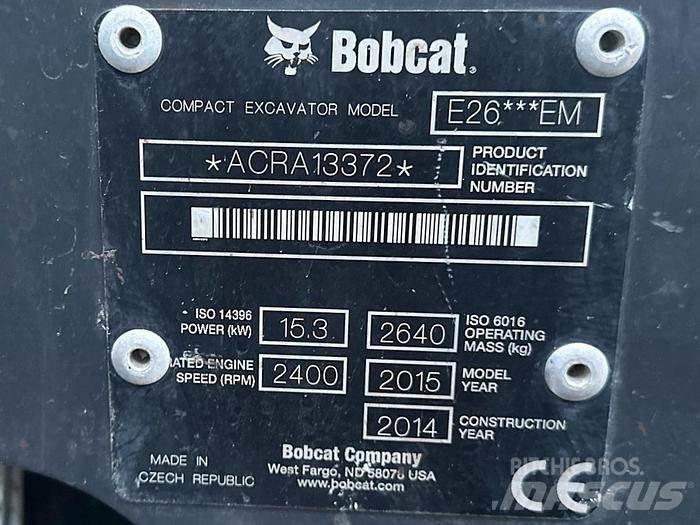 Bobcat E26 Minikoparki