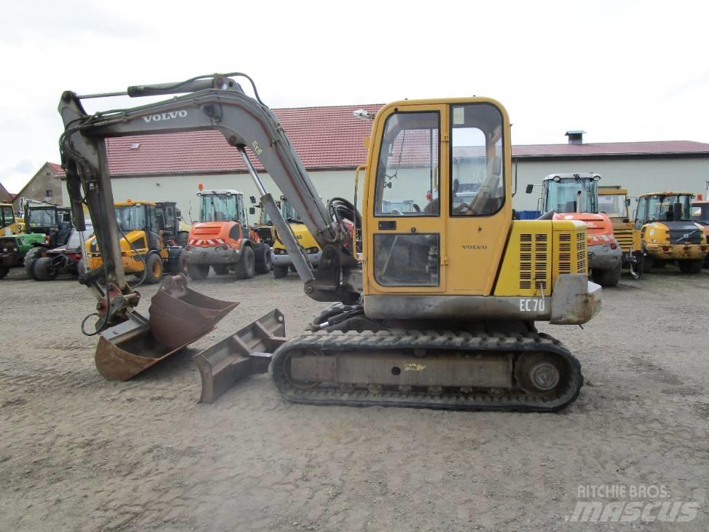 Volvo EC 70  ECR 88 Midikoparki  7t - 12t