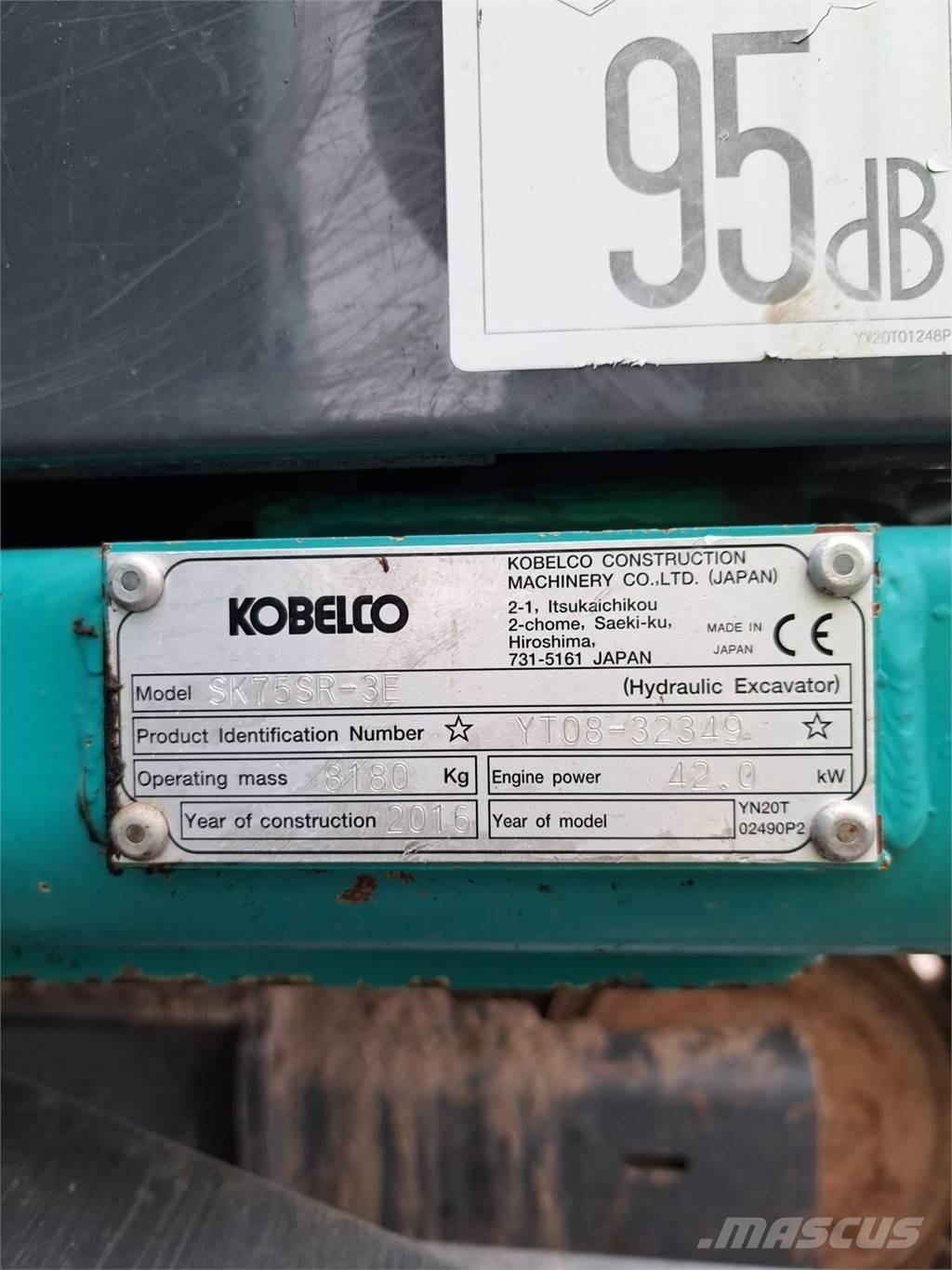 Kobelco SK75SR-3E Minikoparki