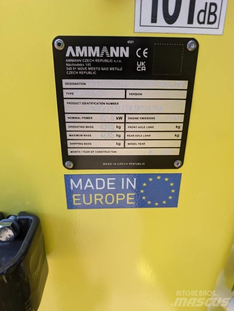 Ammann ARX45-2 Walce dwubębnowe