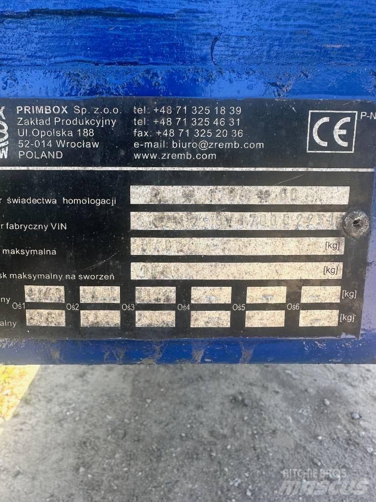Zremb N263 Platformy / Przyczepy z otwieranymi burtami