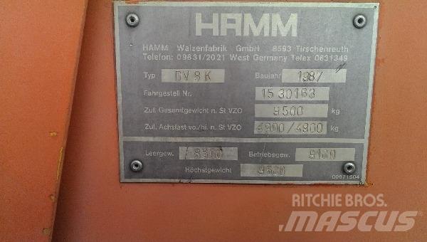 Hamm DV8K Walce dwubębnowe