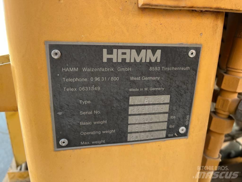 Hamm HD 85 Walce dwubębnowe