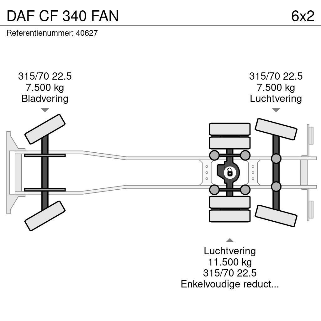 DAF CF 340 FAN Śmieciarki