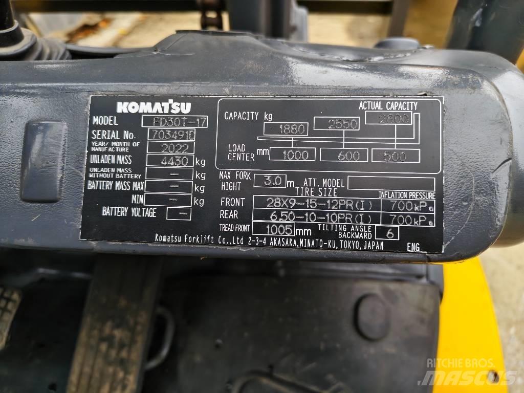 Komatsu 30 Wózki Diesla