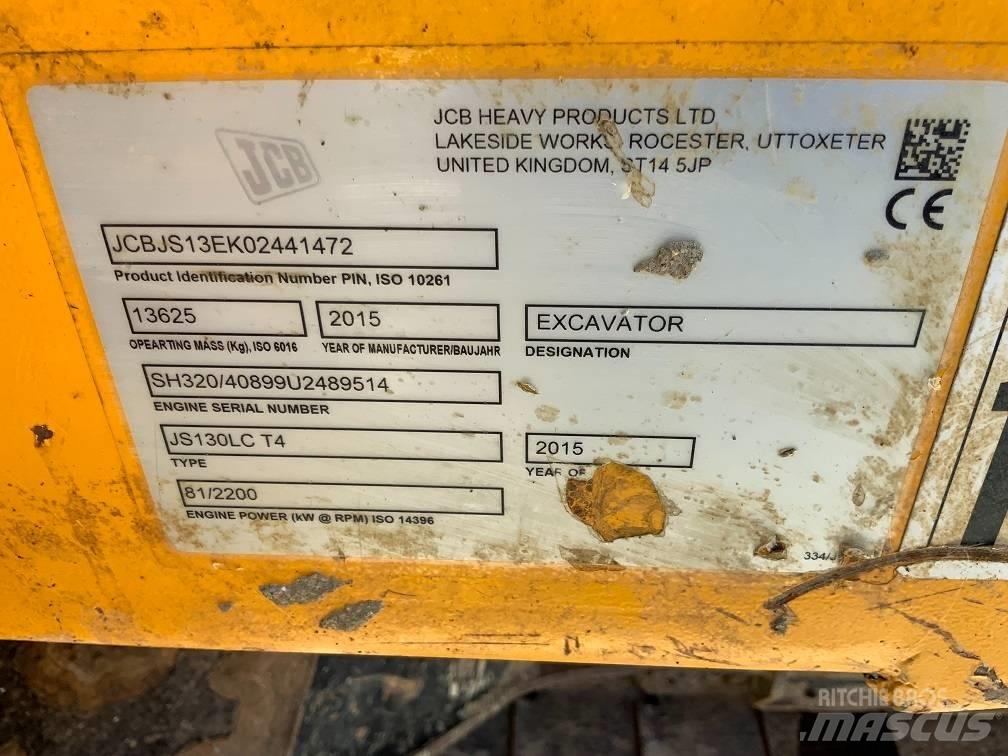 JCB JS 130 LC Koparki gąsienicowe