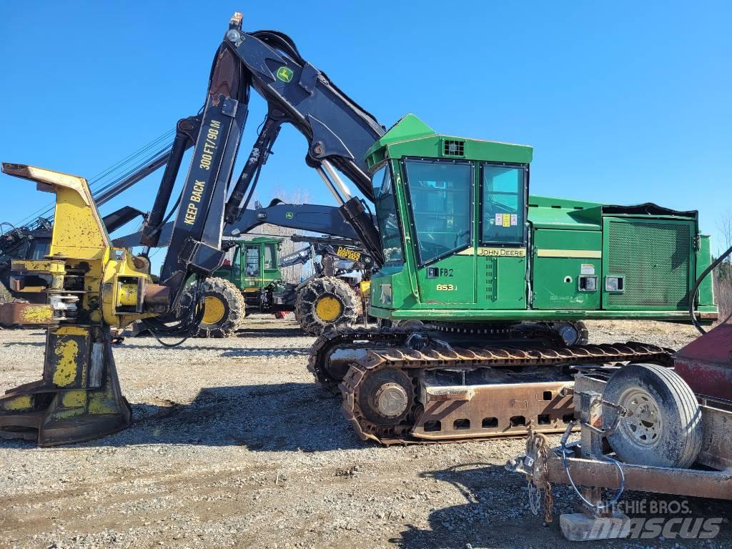John Deere 853 Harwestery gąsienicowe