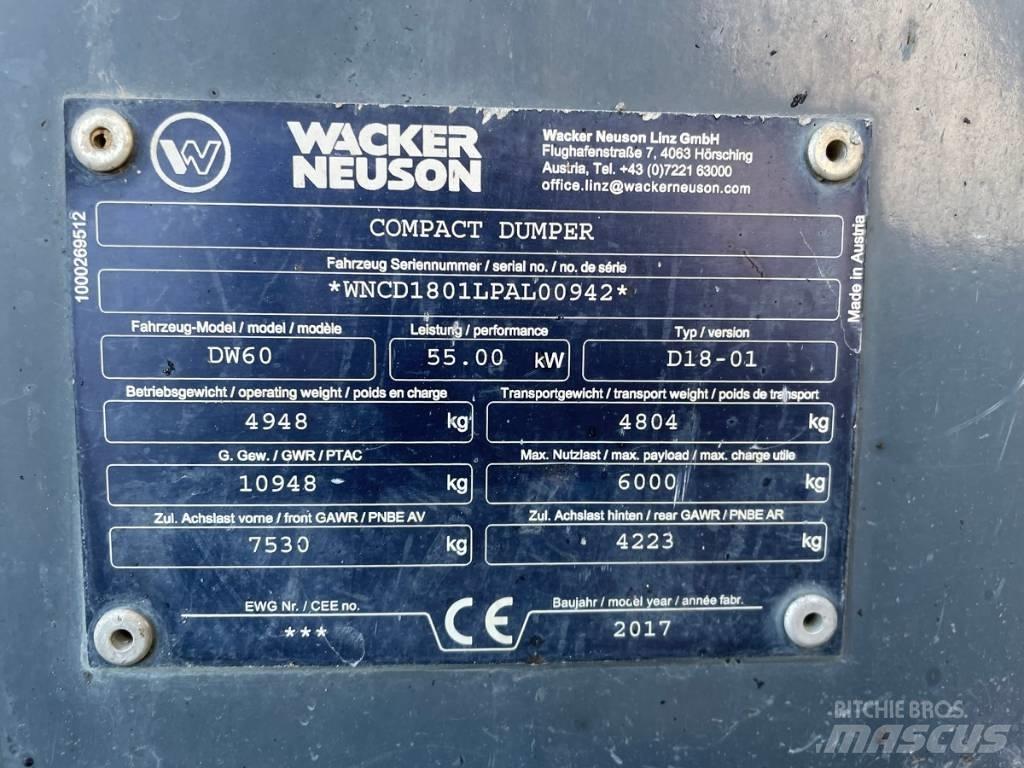 Wacker Neuson DW60 Wozidła kolebkowe