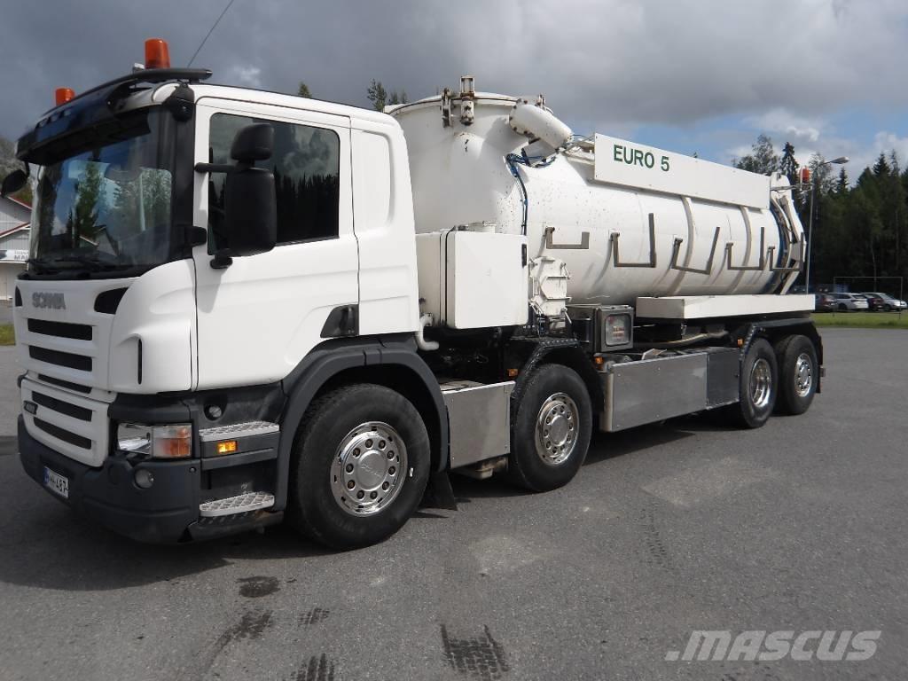 Scania P 400 LB 8x2 Kombi / koparki ssące