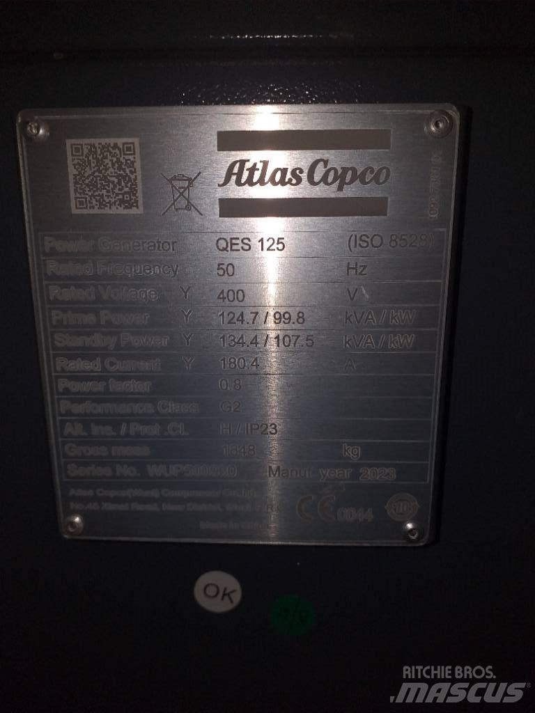 Atlas Copco QES125 Agregaty prądotwórcze Diesla
