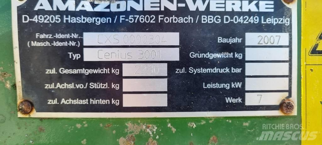 Amazone Cenius 3001 Kultywatory