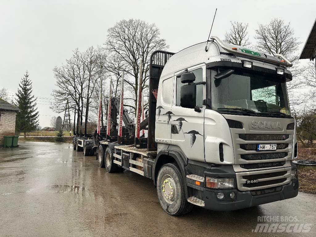 Scania R440 Samochody do przewozu drewna