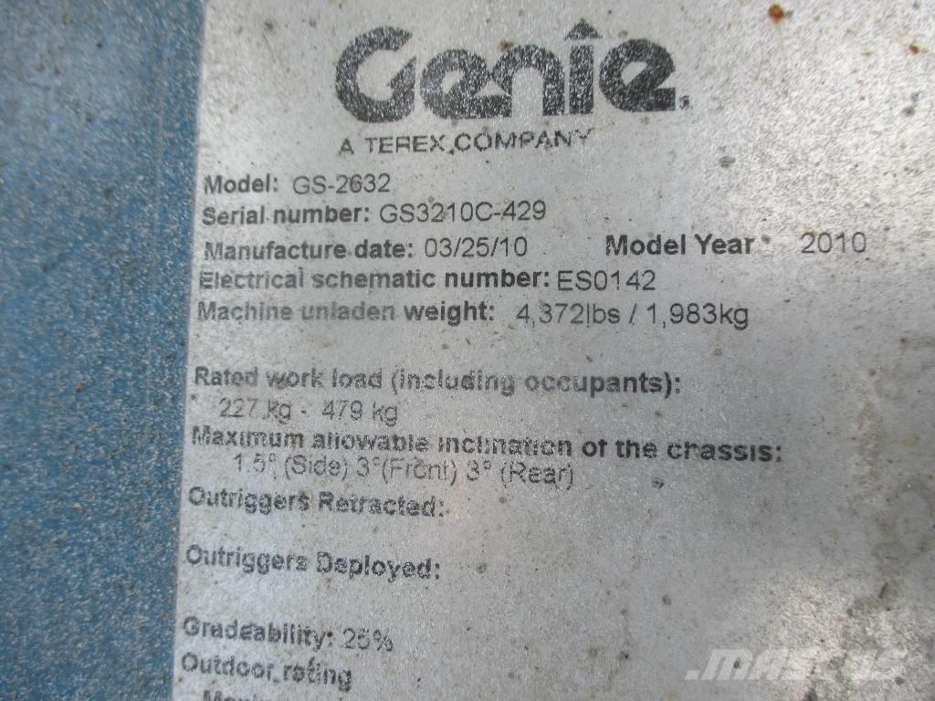 Genie GS 2632 Podnośniki nożycowe