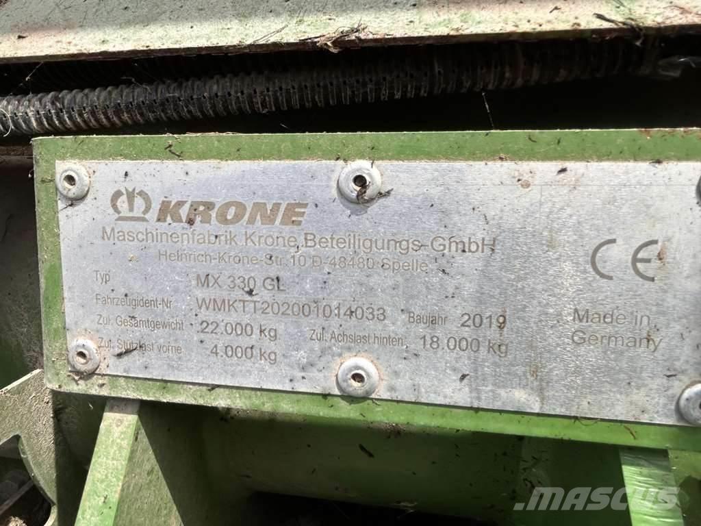 Krone MX 330 GL Sieczkarnie samojezdne
