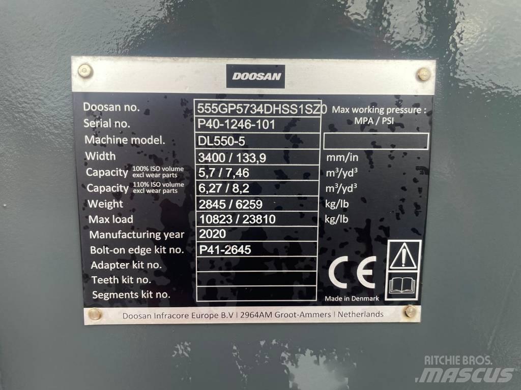 Doosan DL550 Łyżki do ładowarek