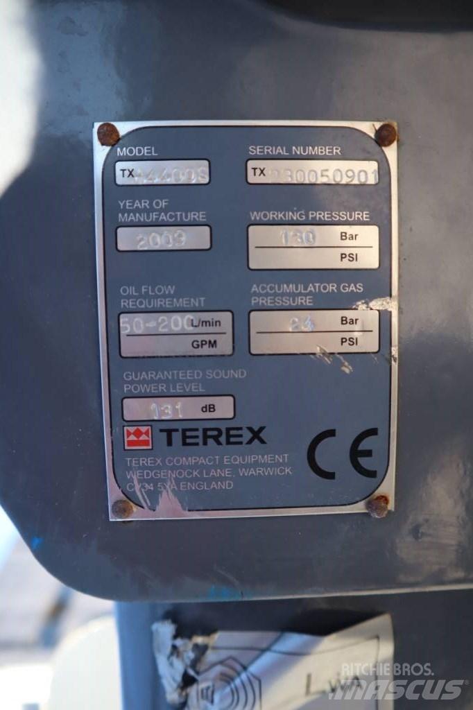 Terex TXH4400 Młoty hydrauliczne