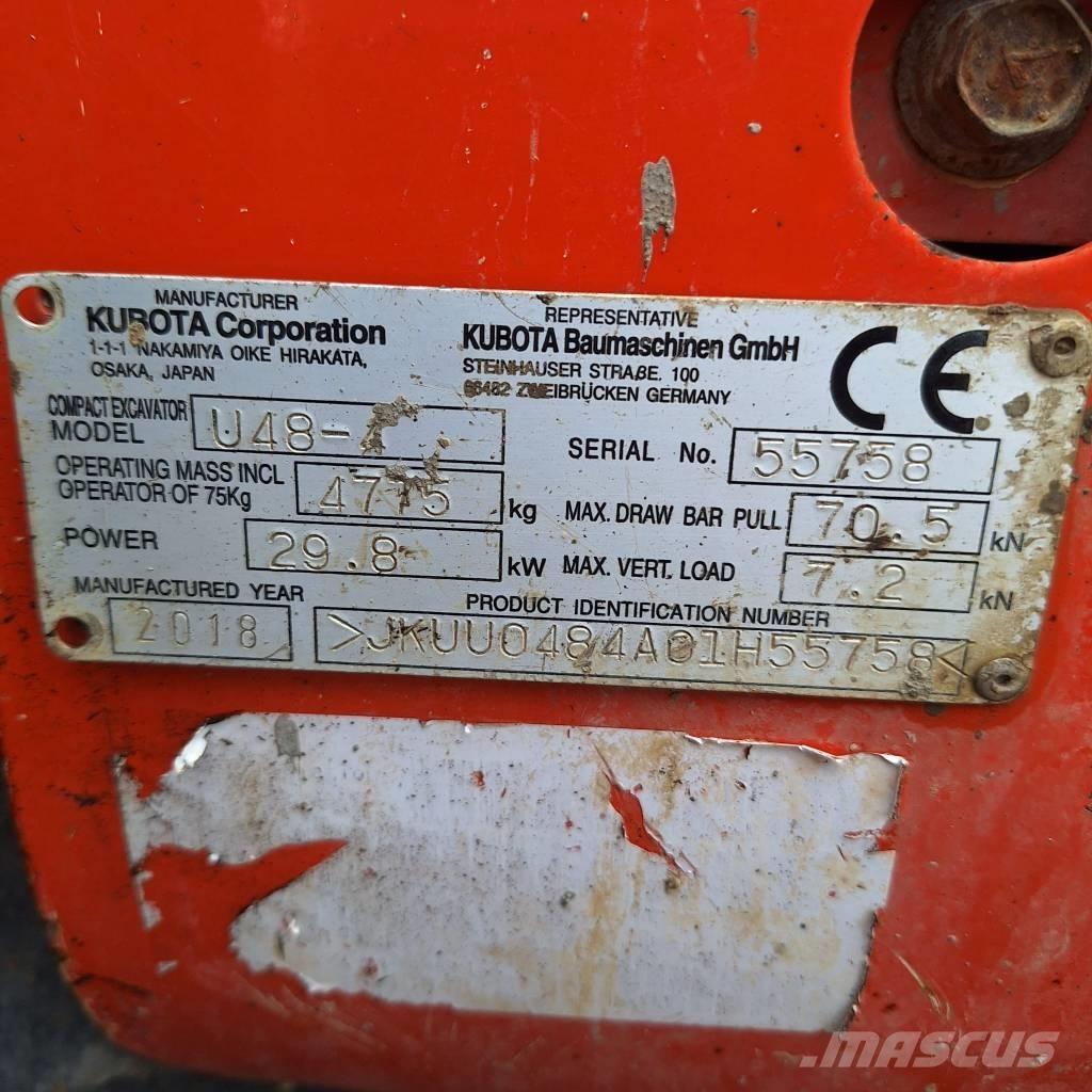 Kubota U 48-4 Minikoparki
