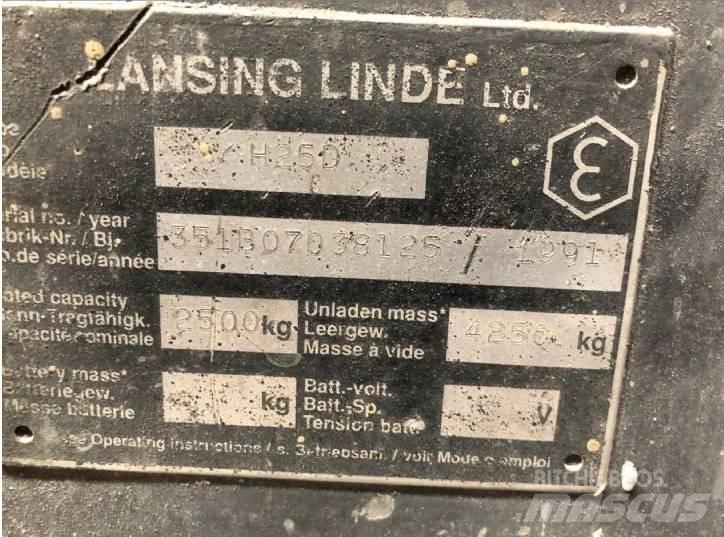 Linde H25D Wózki Diesla
