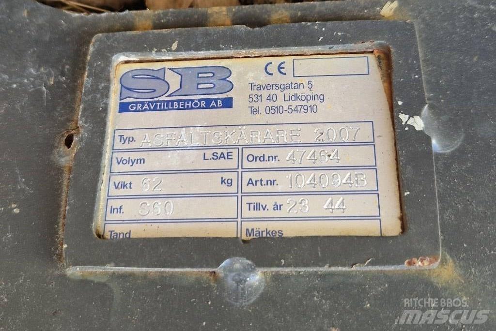 SB Asfaltskärare S60 Nożyce