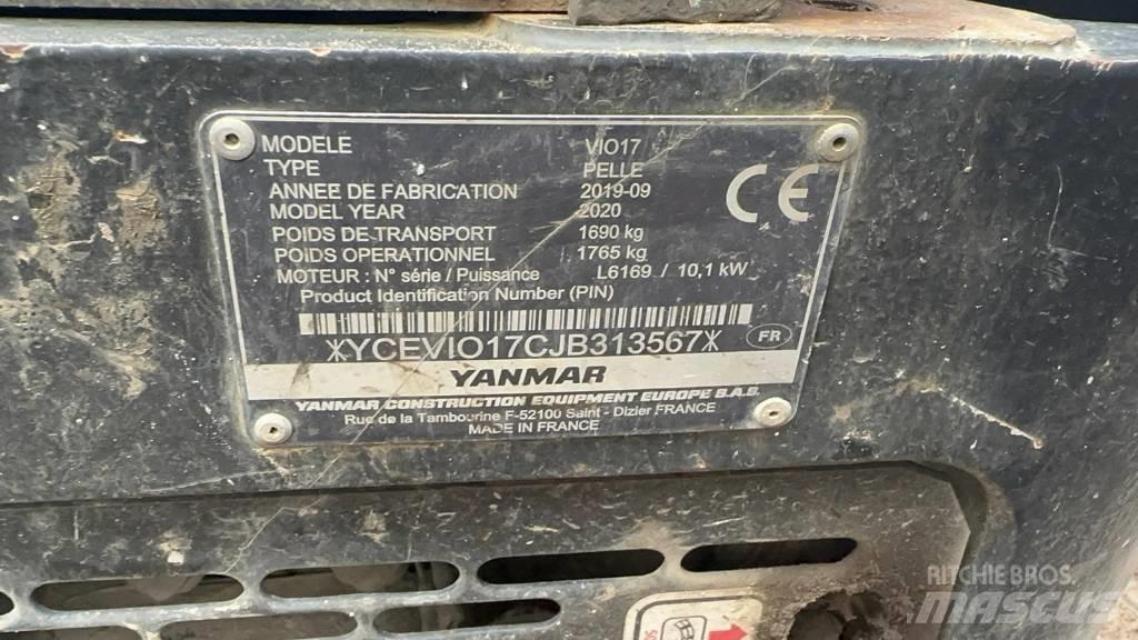 Yanmar Vio 17 Minikoparki