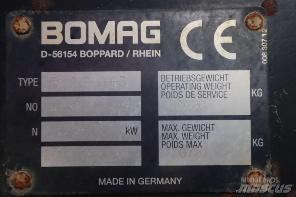 Bomag BW 219 DH-3 Walce jednobębnowe