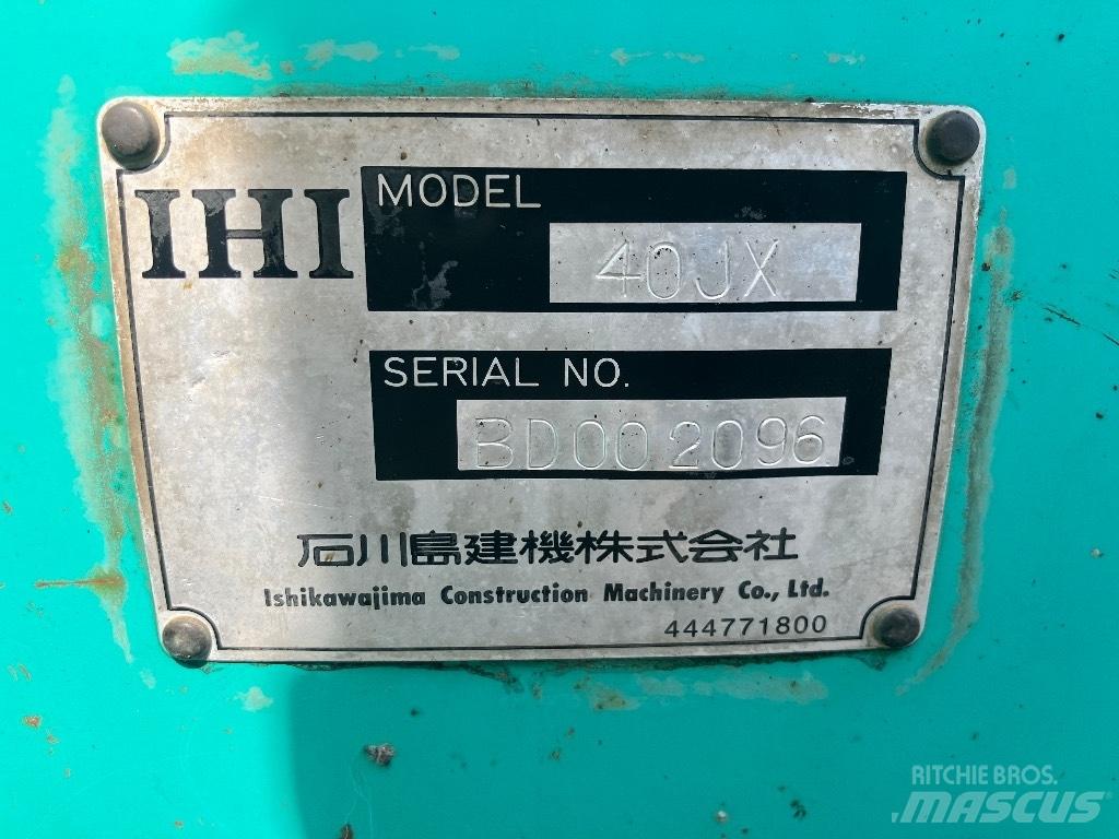 IHI 40 JX Minikoparki