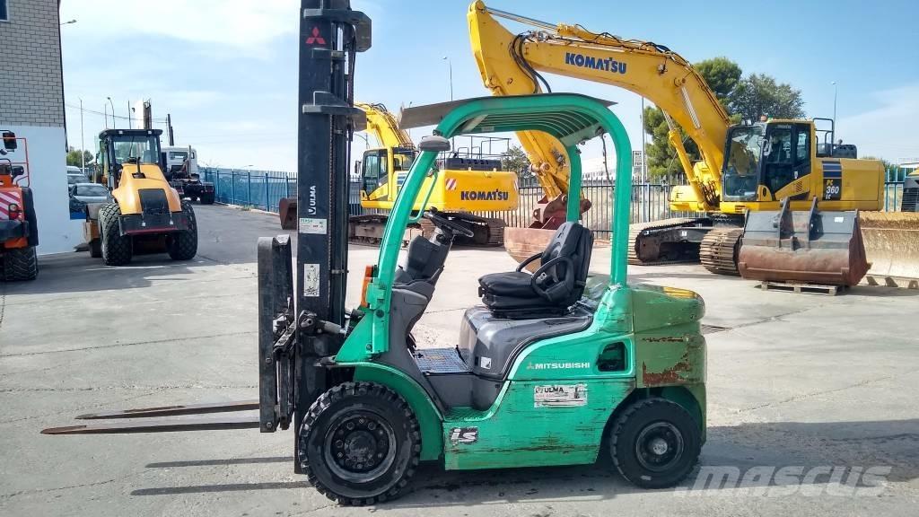 Mitsubishi FD 25 N Wózki Diesla