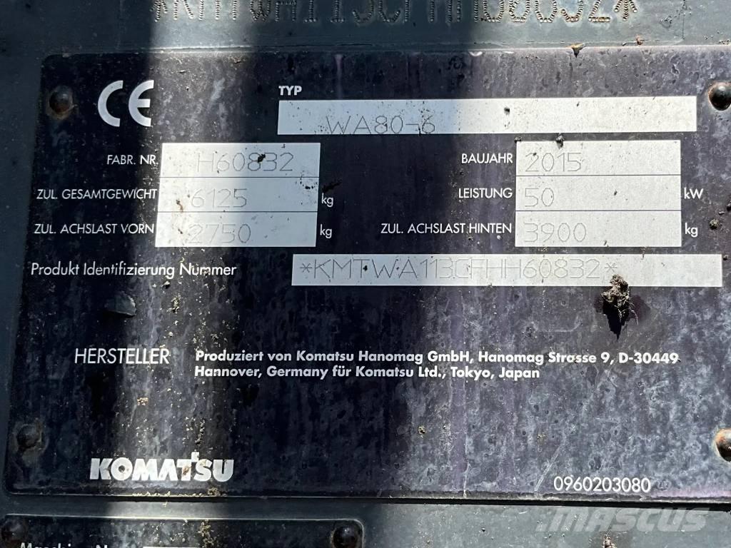 Komatsu WA 80-6 Ładowarki kołowe