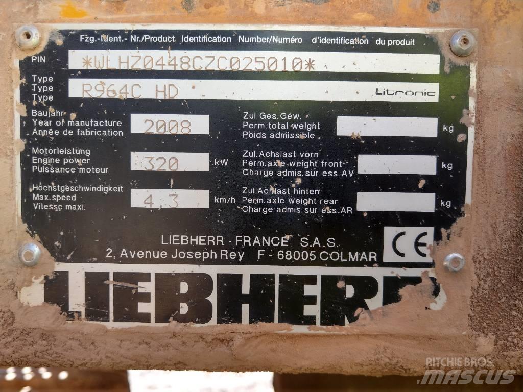 Liebherr R 964 C HD Koparki gąsienicowe
