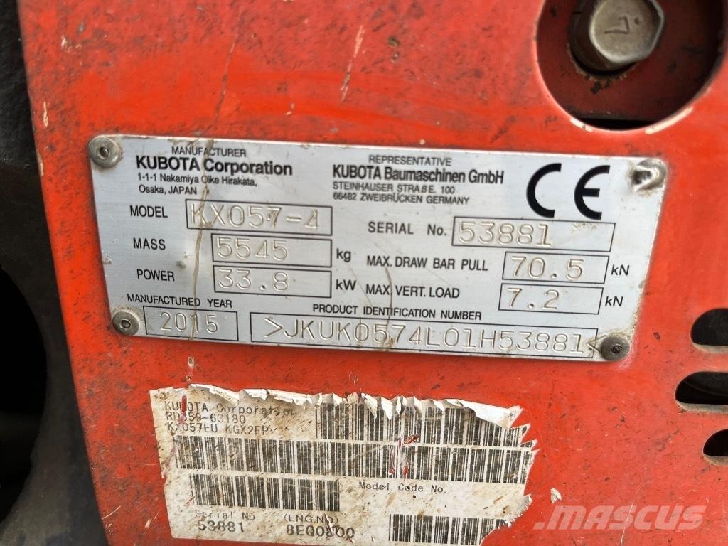 Kubota KX 057-4 Minikoparki