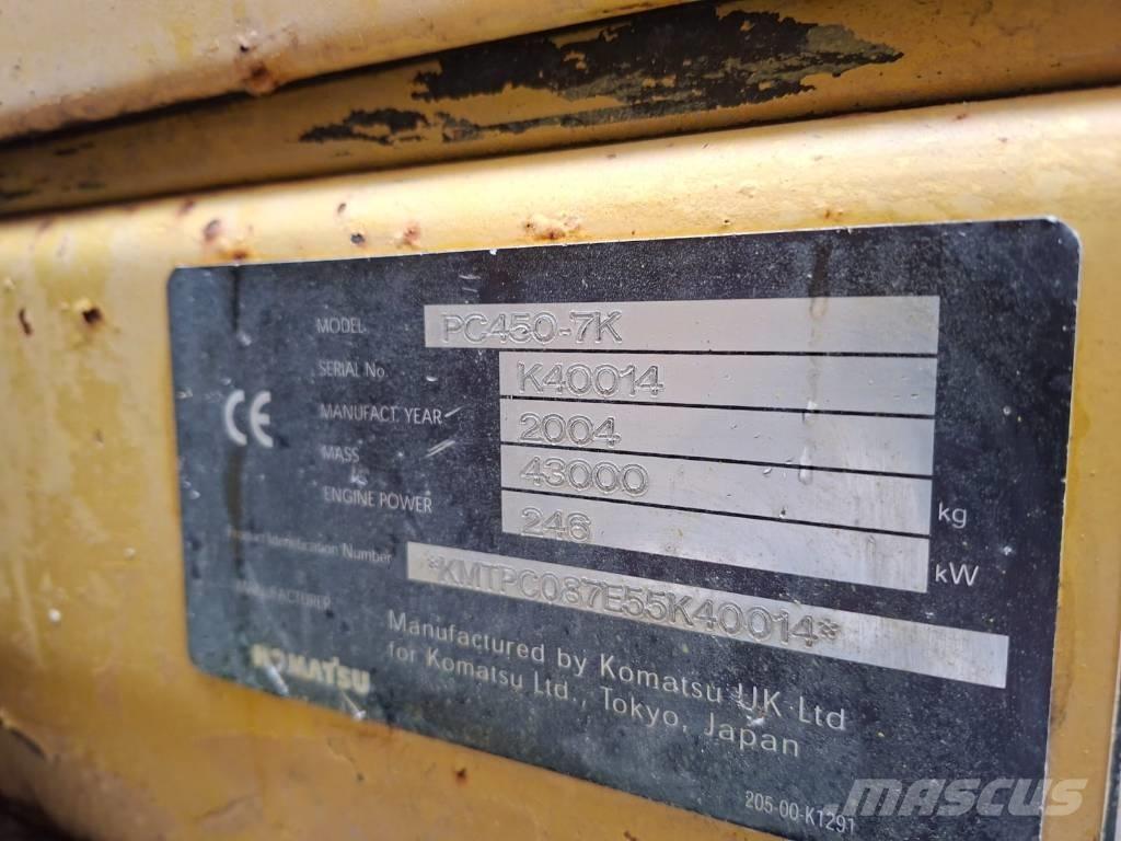 Komatsu PC 450-7 Koparki gąsienicowe