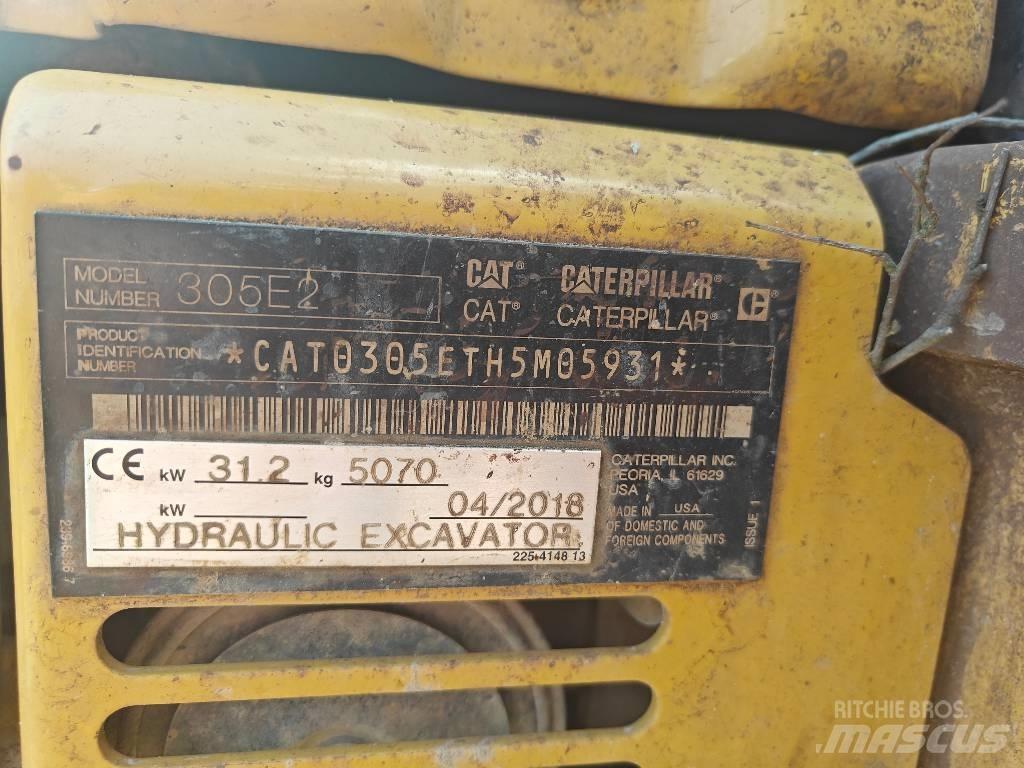 CAT 305E2 Minikoparki