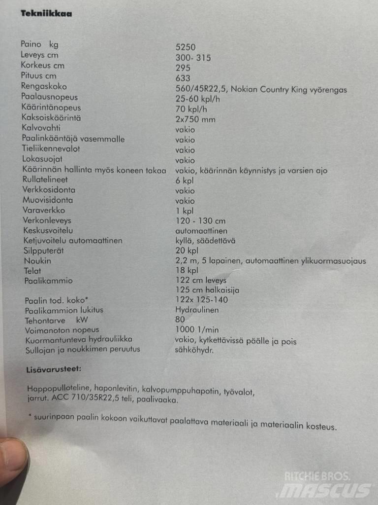 Agronic ACC Pulse M Prasy zwijające