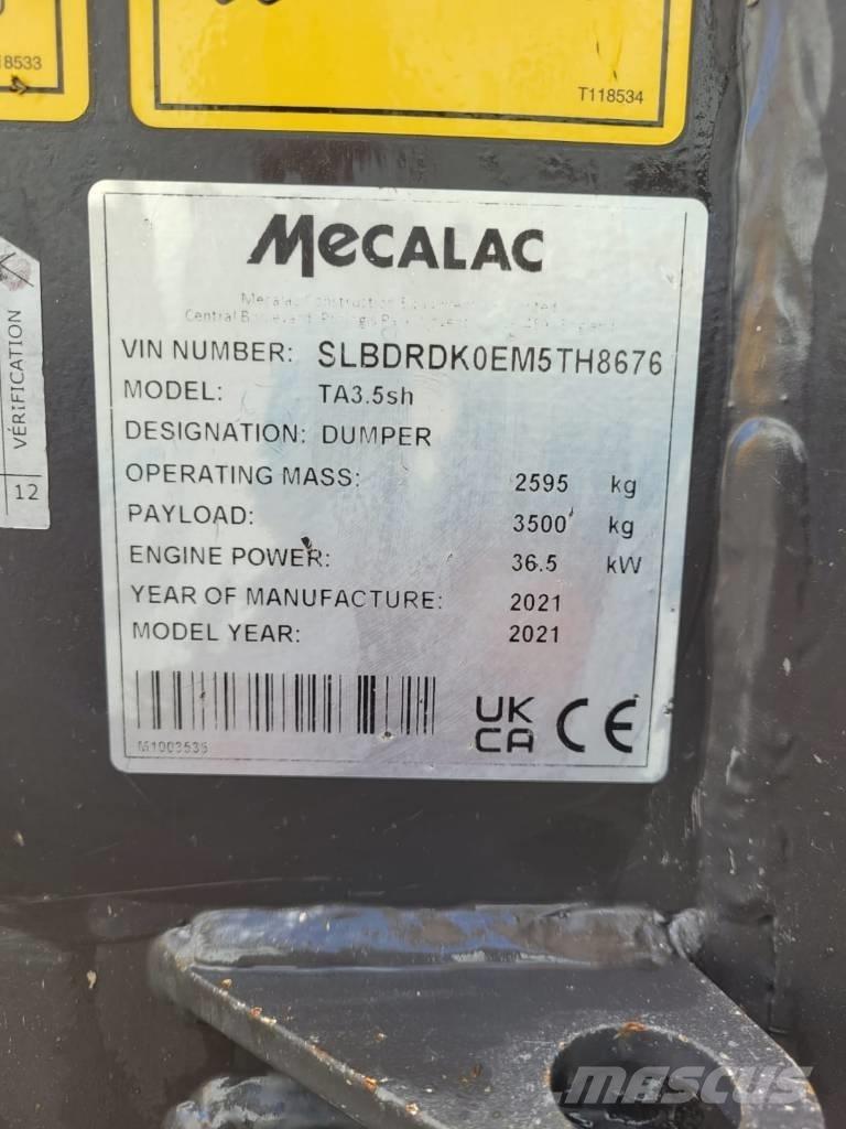 Mecalac TA 3.5 Wozidła kolebkowe