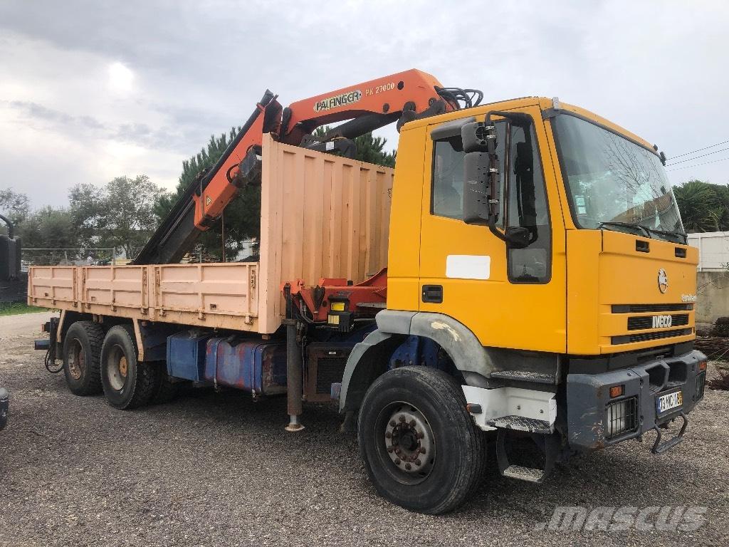 Iveco Euro trailer Żurawie samochodowe