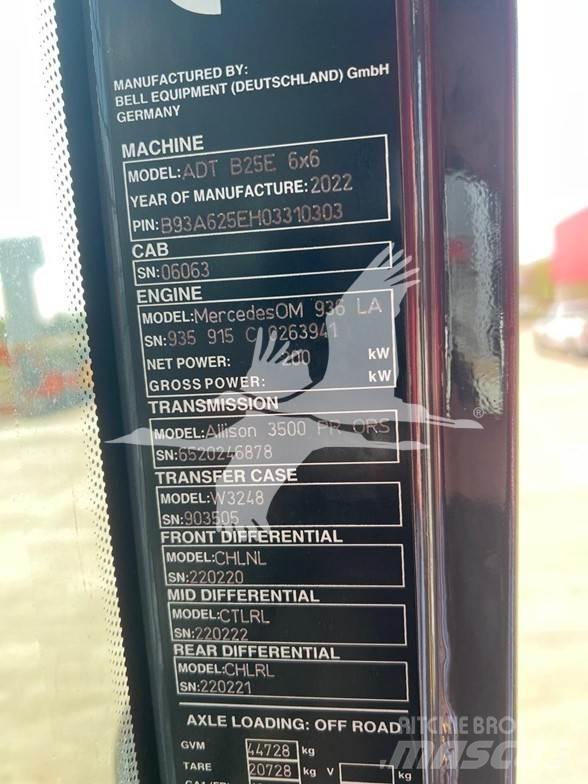 Bell B25E Wozidła przegubowe