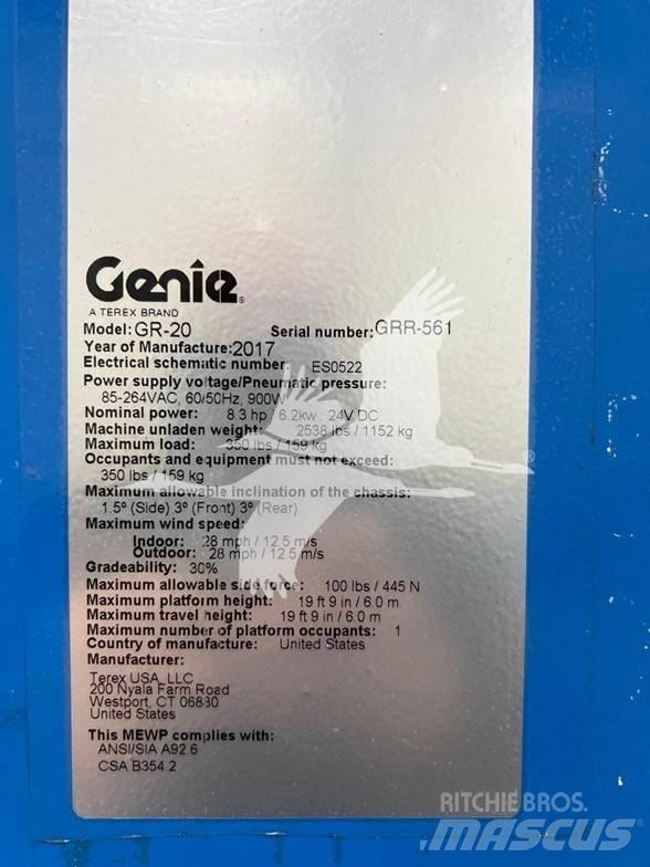 Genie GR20 Podnośniki masztowe