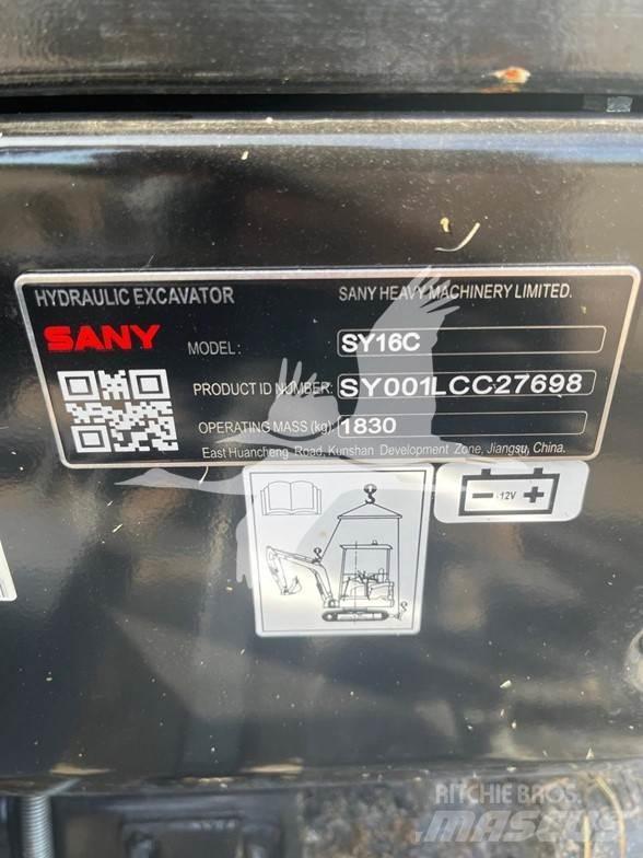 Sany SY16C Minikoparki