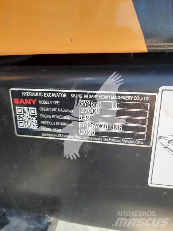 Sany SY265CLR Koparki gąsienicowe